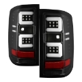 Picture of Spyder 16-18 Chevy Silverado Light Bar LED Tail Lights - All Black ALT-YD-CS16-LED-B