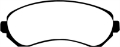 Picture of EBC 01-05 Buick Rendezvous 3-4 2WD Greenstuff Front Brake Pads