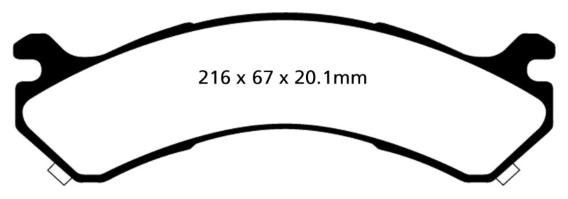 Picture of EBC 01-05 Chevrolet Silverado 3500 2WD Yellowstuff Rear Brake Pads