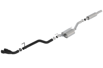 Picture of Borla 2020 Jeep Gladiator JT 3-6L V6 AWD S-Type Dual Side Catback w- Black Tips