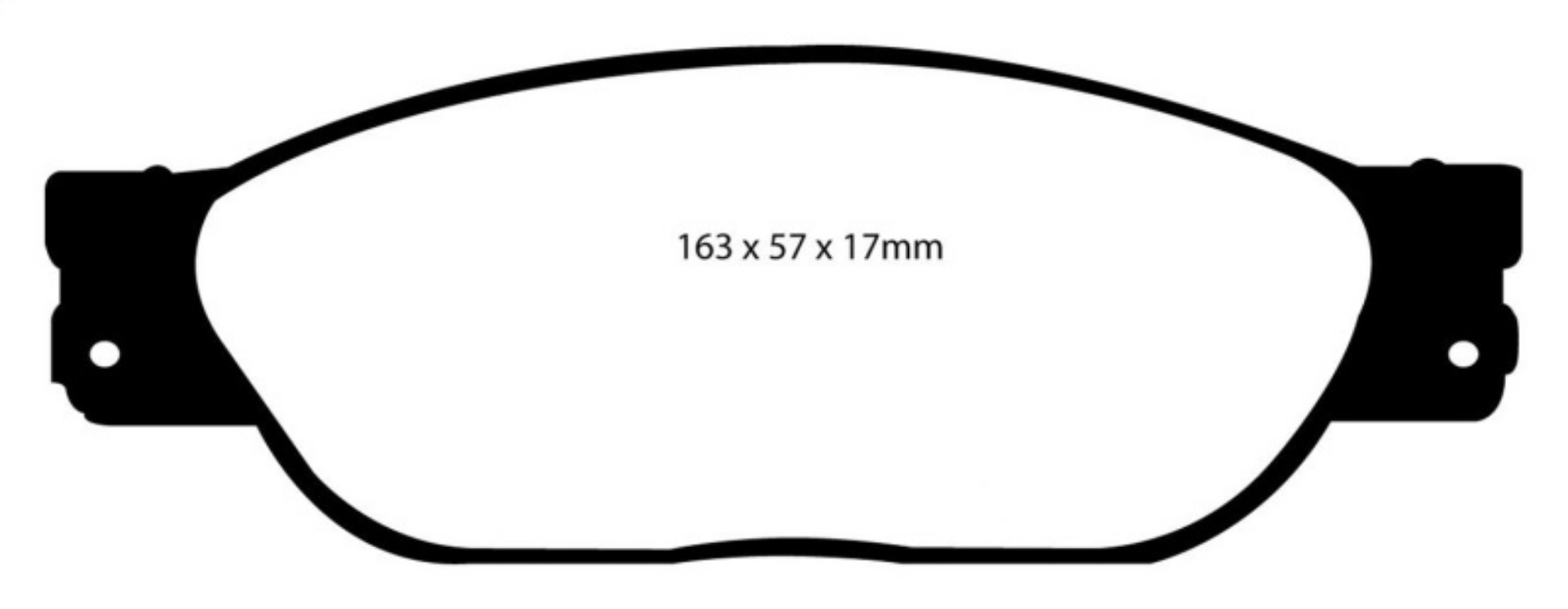 Picture of EBC 01-05 Ford Thunderbird 3-9 Redstuff Front Brake Pads