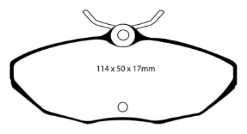 Picture of EBC 01-05 Ford Thunderbird 3-9 Redstuff Rear Brake Pads