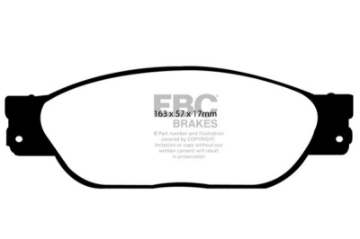 Picture of EBC 01-05 Ford Thunderbird 3-9 Yellowstuff Front Brake Pads