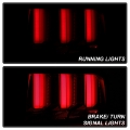 Picture of Spyder 05-09 Ford Mustang Red Light Bar LED Tail Lights - Smoke ALT-YD-FM05V3-RBLED-SM