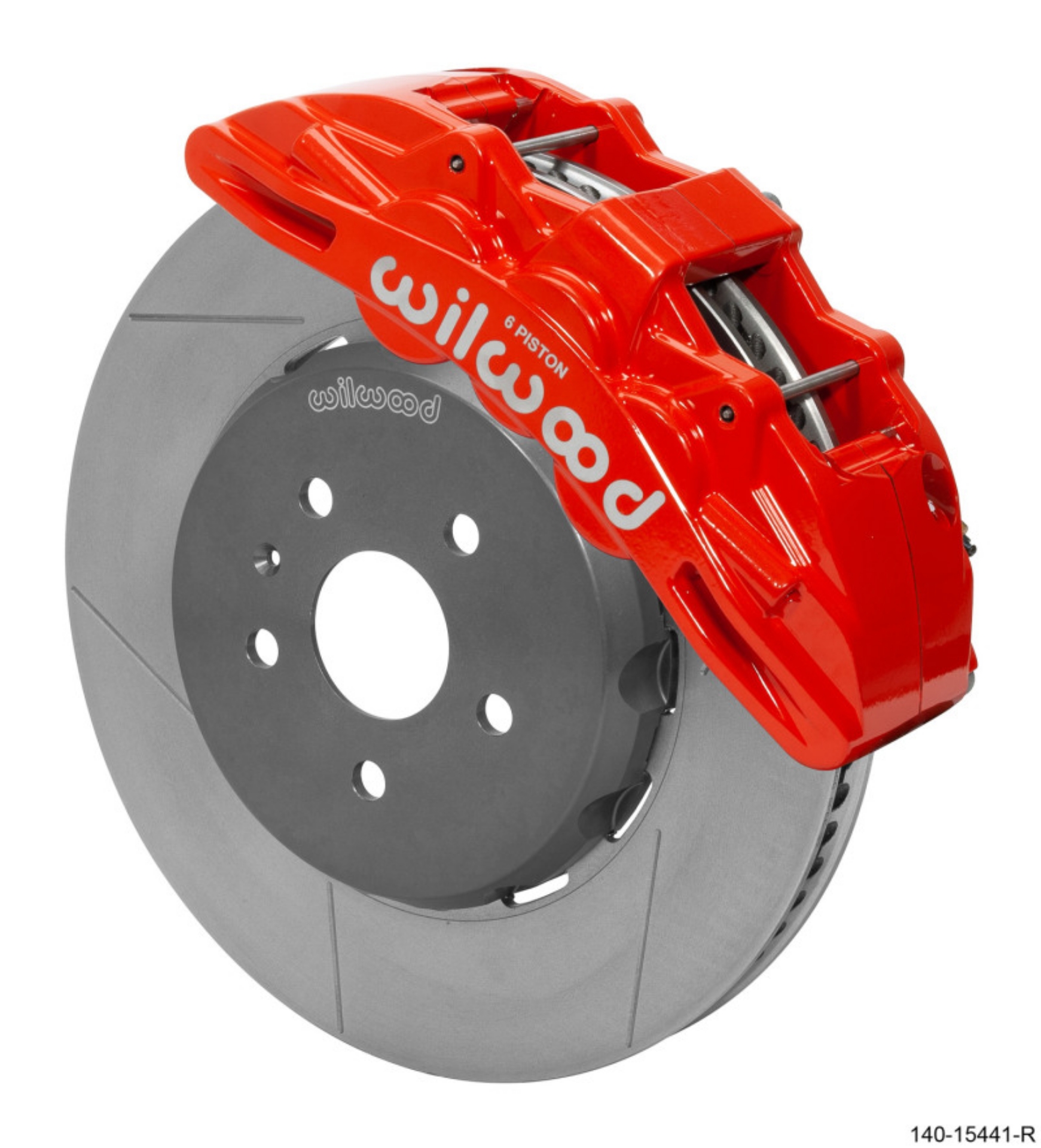 Picture of Wilwood SX6R Front Brake Kit 15in Lug Drive Red Rotor w- Lines 16-19 Chevrolet Camaro