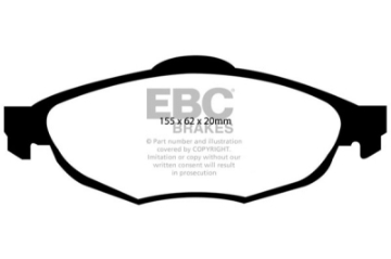 Picture of EBC 01-06 Chrysler Sebring Sedan 2-4 Yellowstuff Front Brake Pads