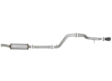 Picture of aFe MACH Force-Xp Axle-Back Hi-Tuck Exhaust System w-Black Tip 18-19 Jeep Wrangler JL V6 3-6L