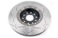 Picture of DBA 17+ Honda Civic Type R 5000 Fully Assembled 2-Piece Black Rotor Hat T3 Slotted 350mm x 32mm