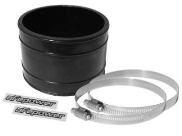 Picture of aFe Magnum FORCE Cold Air Intake System Spare Parts Kit 4in ID x 3in L Straight Coupler - Black