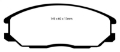 Picture of EBC 01-06 Hyundai Santa Fe 2-4 Yellowstuff Front Brake Pads