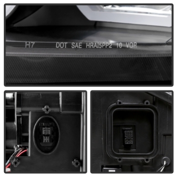 Picture of Spyder 09-12 BMW E90 3-Series 4DR HID w- AFS Only - LED Turn - Black - PRO-YD-BMWE9009-AFSHID-BK