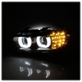 Picture of Spyder 09-12 BMW E90 3-Series 4DR HID w- AFS Only - LED Turn - Black - PRO-YD-BMWE9009-AFSHID-BK