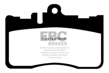 Picture of EBC 01-06 Lexus LS430 4-3 Redstuff Front Brake Pads