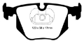 Picture of EBC 01-07 BMW M3 3-2 E46 Redstuff Rear Brake Pads