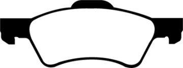 Picture of EBC 01-07 Chrysler Town & Country 3-3 Rear Rotors Greenstuff Front Brake Pads