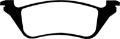 Picture of EBC 01-07 Chrysler Town & Country 3-3 Rear Rotors Greenstuff Rear Brake Pads