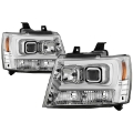 Picture of Spyder 07-14 Chevy Suburban-Tahoe V2 Projector Headlights LED Turn Sig Chrome PRO-YD-CSUB07V3-SB-C