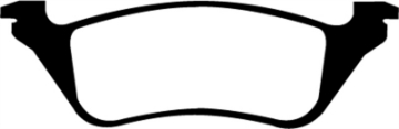 Picture of EBC 01-07 Chrysler Town & Country 3-3 Rear Rotors Ultimax2 Rear Brake Pads