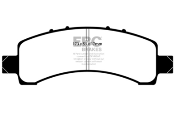 Picture of EBC 02 Cadillac Escalade 5-3 Akebono rear caliper Extra Duty Rear Brake Pads