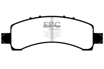Picture of EBC 02 Cadillac Escalade 5-3 Akebono rear caliper Ultimax2 Rear Brake Pads
