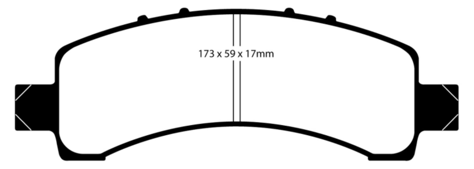 Picture of EBC 02 Cadillac Escalade 5-3 Akebono rear caliper Yellowstuff Rear Brake Pads
