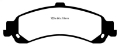 Picture of EBC 02 Cadillac Escalade 5-3 PBR rear caliper Greenstuff Rear Brake Pads