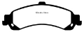 Picture of EBC 02 Cadillac Escalade 5-3 PBR rear caliper Yellowstuff Rear Brake Pads