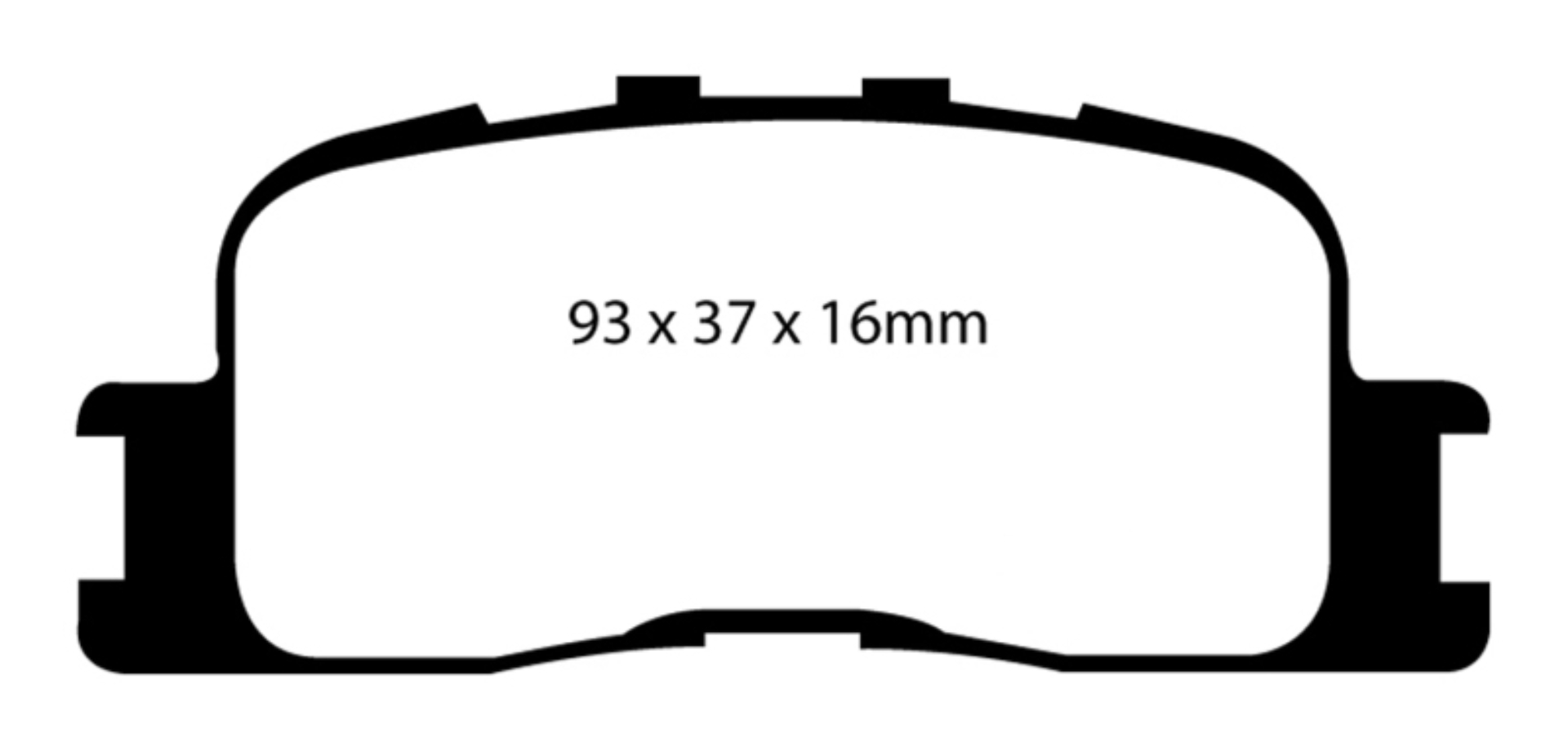 Picture of EBC 02-03 Lexus ES300 3-0 Yellowstuff Rear Brake Pads