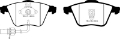 Picture of EBC 02-04 Audi A6 Quattro 2-7 Twin Turbo Sedan 4 Pad Set Yellowstuff Front Brake Pads