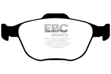 Picture of EBC 02-04 Ford Focus 2-0 SVT Redstuff Front Brake Pads
