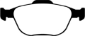 Picture of EBC 02-04 Ford Focus 2-0 SVT Yellowstuff Front Brake Pads