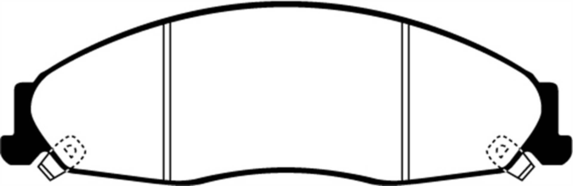 Picture of EBC 02-05 Cadillac CTS 2-6 Greenstuff Front Brake Pads