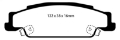 Picture of EBC 02-05 Cadillac CTS 2-6 Redstuff Rear Brake Pads