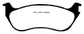 Picture of EBC 02-05 Ford Explorer 4-0 2WD Greenstuff Rear Brake Pads