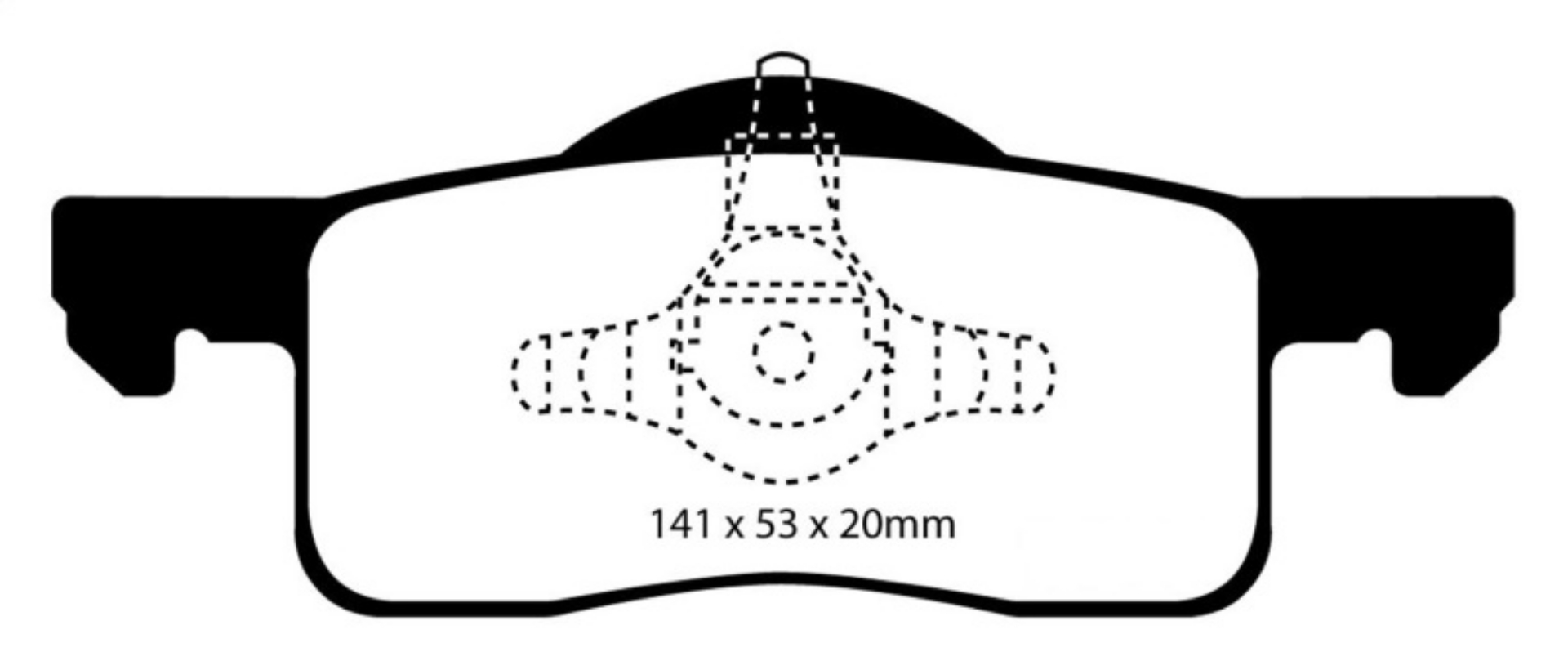 Picture of EBC 02-06 Ford Expedition 4-6 2WD Greenstuff Rear Brake Pads