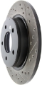 Picture of StopTech 04-10 Mazda3 Slotted & Drilled Left Rear Rotor