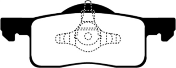Picture of EBC 02-06 Ford Expedition 4-6 2WD Yellowstuff Rear Brake Pads
