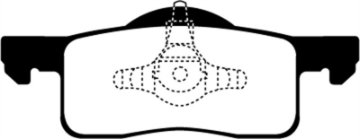 Picture of EBC 02-06 Ford Expedition 4-6 2WD Yellowstuff Rear Brake Pads