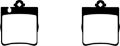 Picture of EBC 03 Mercedes-Benz C230 W203 2-3 Sport Redstuff Rear Brake Pads