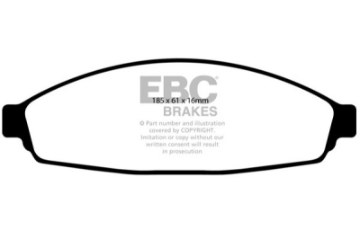 Picture of EBC 03+ Ford Crown Victoria Police 4-6 Greenstuff Front Brake Pads