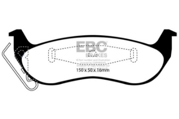 Picture of EBC 03+ Ford Crown Victoria Police 4-6 Greenstuff Rear Brake Pads