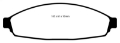 Picture of EBC 03+ Ford Crown Victoria 4-6 Redstuff Front Brake Pads