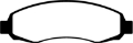 Picture of EBC 03-04 Dodge Dakota 2WD 3-7 Greenstuff Front Brake Pads