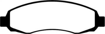Picture of EBC 03-04 Dodge Dakota 2WD 3-7 Greenstuff Front Brake Pads