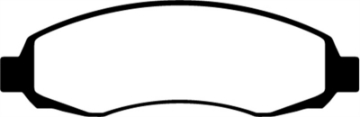 Picture of EBC 03-04 Dodge Dakota 2WD 3-7 Greenstuff Front Brake Pads
