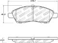 Picture of StopTech Street Select Brake Pads w-Hardware - Front