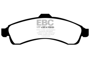 Picture of EBC 03-05 Chevrolet SSR 5-3 Greenstuff Front Brake Pads