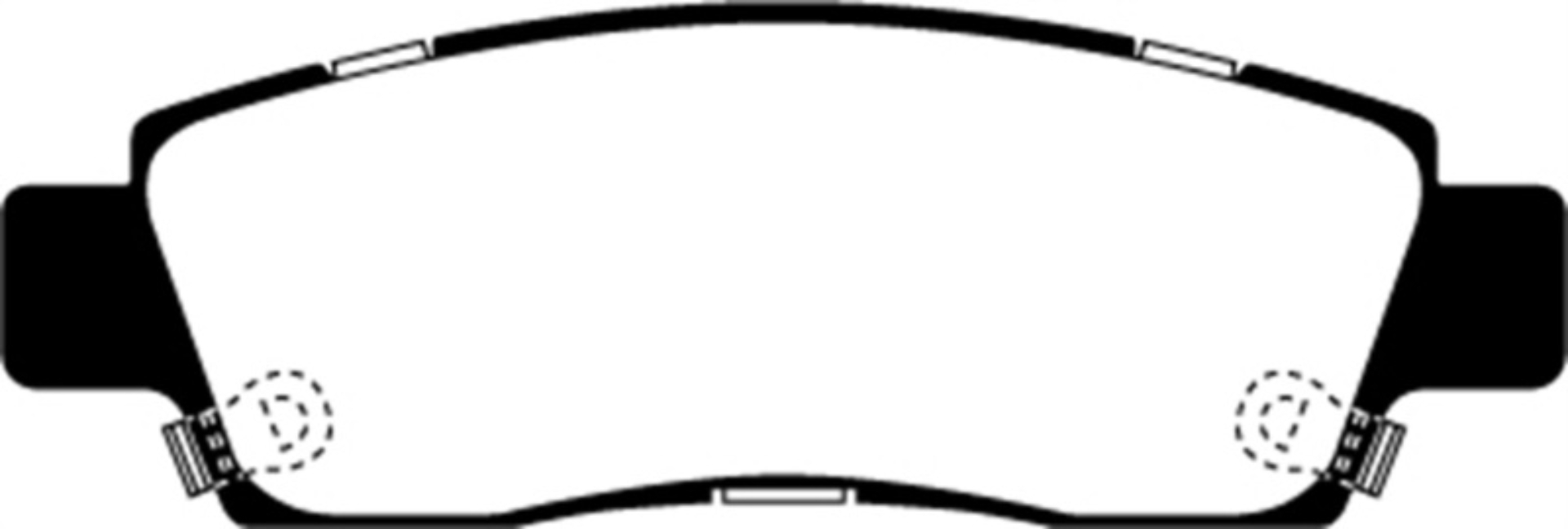 Picture of EBC 03-05 Chevrolet SSR 5-3 Greenstuff Rear Brake Pads