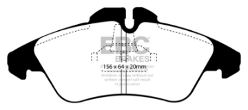 Picture of EBC 03-05 Dodge Sprinter 2500 Bosch Rear Greenstuff Front Brake Pads