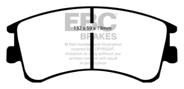 Picture of EBC 03-05 Mazda 6 2-3 Yellowstuff Front Brake Pads